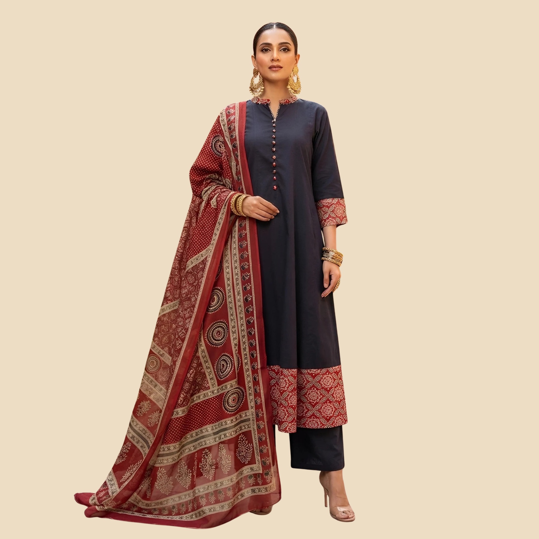 37 Anarkali Kurta Set With Dupatta