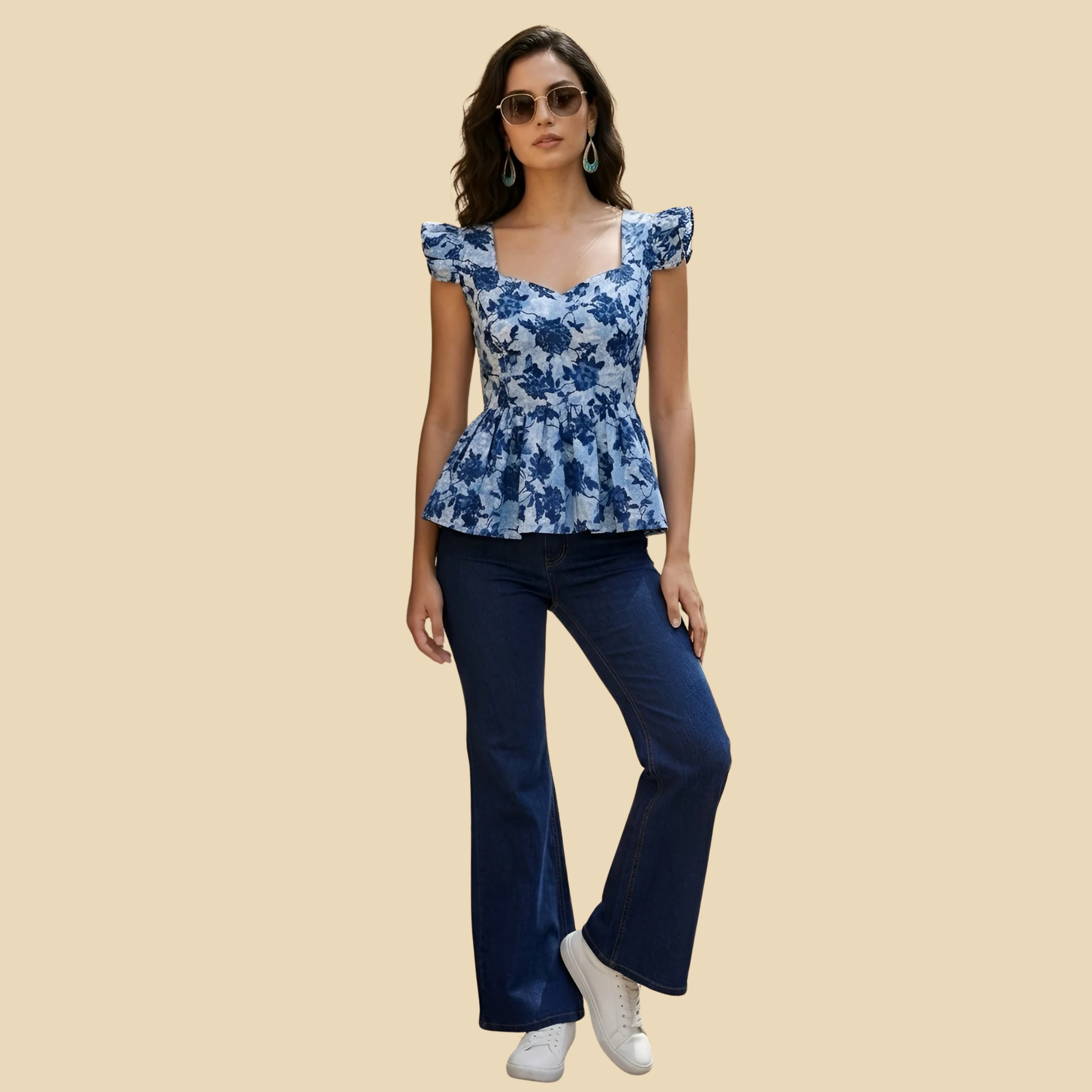 03 Printed Stylish Crop Top, view 5